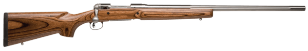 Savage Arms 18468 12 Varminter Low Profile 22-250 Rem Caliber with 4+1 Capacity  26 1:9″ Twist Barrel  Matte Stainless Metal Finish & Satin Brown Laminate Stock Right Hand (Full Size) Includes Detachable Box Magazine”