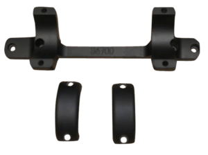 DNZ 62700 Game Reaper-Remington Scope Mount/Ring Combo Matte Black 1″,DNZ’s Game Reaper is precision machined from a solid block of top-grade billet aluminum  and is custom made to fit each type of firearm and align perfectly with your rifle receiver with no moving parts between the firearm and the scope. The Game Reaper absorbs shock and withstands temperature extremes better than steel mounts. Base screws are 6-48 X 1/4 long. Ring screws are 6-40 X 5/8 long. Both use a 7/64 Allen wrench.”