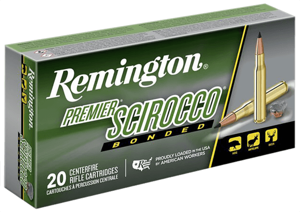Remington Ammunition 29330 Premier Scirocco Bonded 300 Win Mag 180 gr Swift Scirocco Bonded (SSB) 20rd Box