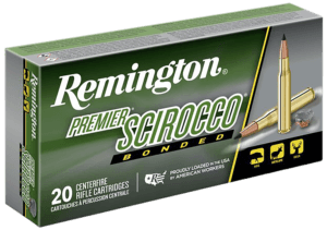 Remington Ammunition 29318 Premier Scirocco Bonded 30-06 Springfield 150 gr Swift Scirocco Bonded (SSB) 20rd Box