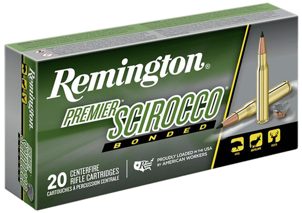 Remington Ammunition 29316 Premier Scirocco Bonded 7mm Rem Mag 150 gr Swift Scirocco Bonded (SSB) 20rd Box