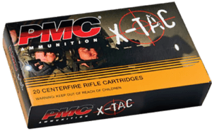 PMC 556 X-Tac Target 5.56x45mm NATO 62 gr Light Armor Piercing (LAP) 20rd Box