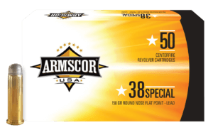Armscor FAC385N USA  38 Special 158 gr Lead Round Nose Flat Point 50rd Box
