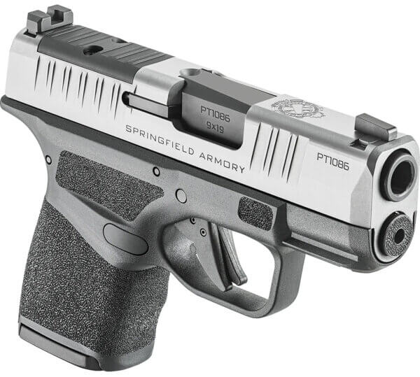 Springfield Armory HC9319SOSP Hellcat Micro-Compact OSP 9mm Luger 3″ 13+1 / 11+1 Black Finish Picatinny Rail Frame Serrated Stainless Steel Slide with Optic Cut Adaptive Textured Polymer Grip