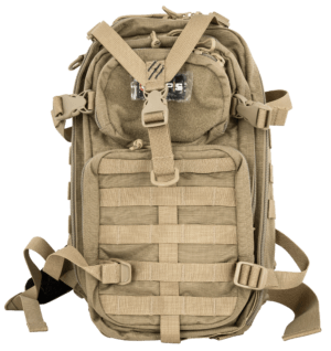 GPS Bags T1611BOB Tactical Bugout Bag  Tan 600D Polyester 2 Handguns