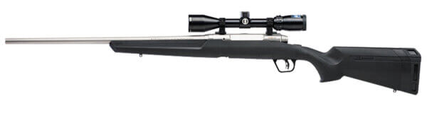 Savage Arms 58129 Axis II XP 400 Legend 4+1 18 Carbon Steel  Stainless Barrel/Rec  Drilled & Tapped Rec  Black Improved Ergonomic Synthetic Stock  Adj. AccuTrigger  Bushnell 3-9x40mm Scope”