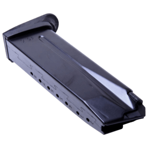 Shield Arms S15ME5INSG3BLK S15 Magazine Gen 3 15rd with +5rd Mag Extension (20rd Total) For Glock 43X/48 Black Nitride Steel