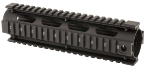 UTG Pro  AR308 Drop-In Handguard Picatinny Quad Rail  8.70″ L Black Aluminum  Fits Mid-Length Gas S&W M&P10