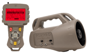 Foxpro HELLCAT Hellcat Digital Call Attracts Predators Features TX433 Transmitter Tan ABS Polymer