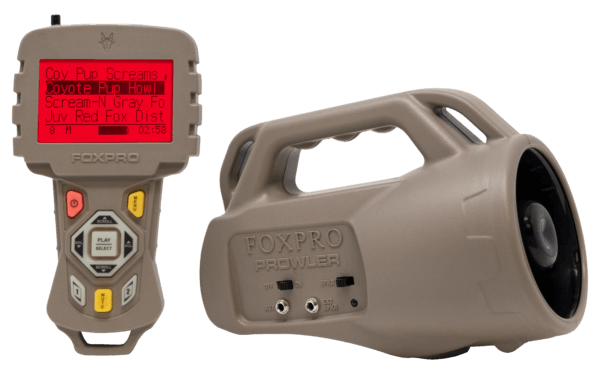 Foxpro PROWLER Prowler Digital Call Attracts Predators Features TX433 Transmitter Tan ABS Polymer