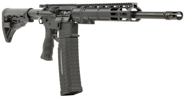 ET Arms Inc ETAGOMEGA55611ML60 Omega-15  5.56x45mm NATO 60+1 16  Black  Polymer Rec/Handguard  ATI SR-1 Deluxe Stock  Flip Up Sights”