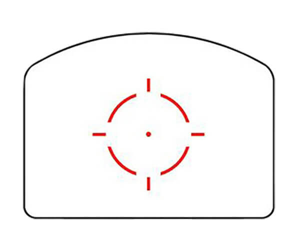Trijicon 3200001 RMR HD Matte Black 22×17.2mm 1.0 MOA Red Dot/55 MOA Red Circle Multi Reticle