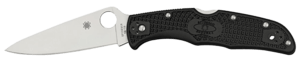 Spyderco C07PBK4 Police 4 Lightweight 4.39″ Folding Plain Satin VG-10 SS Blade/Black Textured FRN Handle Includes Pocket Clip