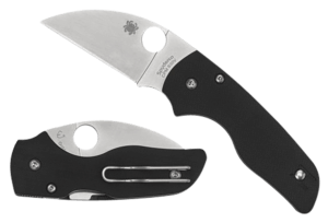Spyderco C230GPWC Lil’ Native 2.44″ Folding Wharncliffe Plain CPM S30V SS Blade/Black Textured G10 Handle Includes Pocket Clip