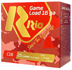 Rio Ammunition RCHV1675 Game Load 16 Gauge 2.75″ 1 1/8 oz 25rd Box