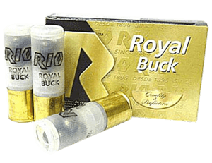 Rio Ammunition RB209 Royal Buck  20 Gauge 2.75″ 1 1/8 oz 0 Buck Shot 25rd Box