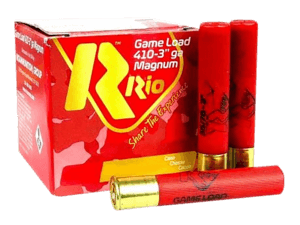 Rio Ammunition RCHV368 Game Load 410 Gauge 3″ 11/16 oz 8 Shot 25rd Box