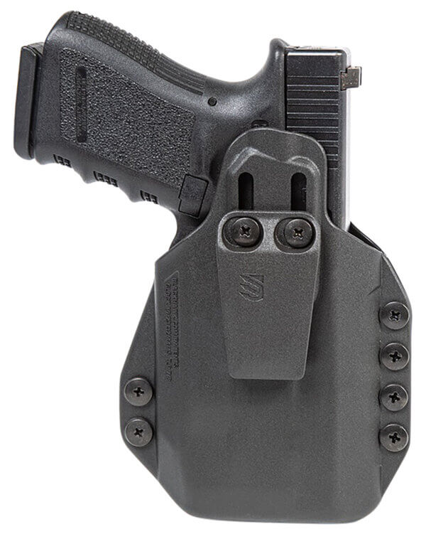 Blackhawk 416001BK Stache Base Holster Kit IWB Black Polymer Belt Clip Compatible w/Glock 26 Ambidextrous