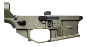 Radian Weapons R0391 A-DAC 15 Lower Receiver OD Green Fully Ambi Controls Talon 45/90 Safety Ext. Bolt Catch Left-Side Mag Release Right-Side Bolt Release Enhanced Takedown Pins