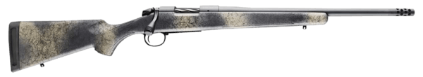 Bergara Rifles B14LM5113 B-14 Wilderness Ridge 7mm PRC 3+1 22 Threaded  Sniper Gray Cerakote Barrel/Rec  SoftTouch Woodland Camo Synthetic Stock  Omni Muzzle Brake”