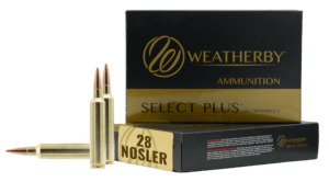 Weatherby F28NOS150SCO Select Plus 28 Nosler 150 gr 20rd Box