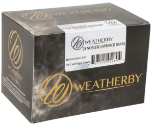 Weatherby BRASS280ACT50 Unprimed Cases  280 ACKLEY Rifle Brass/ 50 Per Box