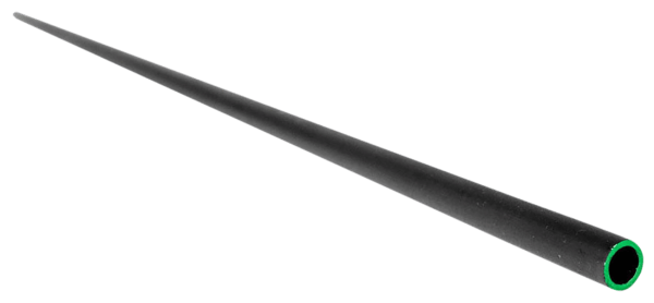 Huxwrx Alignment Rod 338 Cal (8.6mm) Bore 18″ L Carbon Fiber with Bright Green Tip