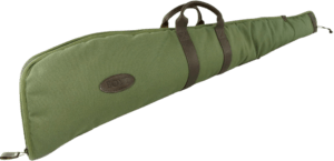 Boyt Harness GCRFUS48 Canvas Rifle Case 48″ Green Waxed Canvas with Tanned Leather Accents Quilted Flannel Lining