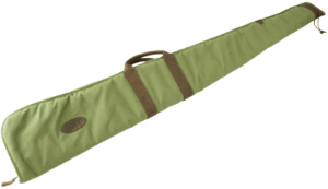 Boyt Harness GCRFUS48 Canvas Rifle Case 48″ Green Waxed Canvas with Tanned Leather Accents Quilted Flannel Lining