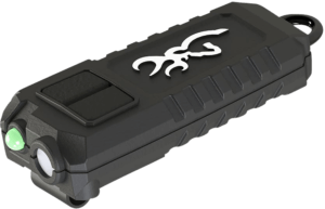 Browning 3715015 Trailmate USB Rechargeable Keychain/Cap Light  Black | White/Green 360 Lumens