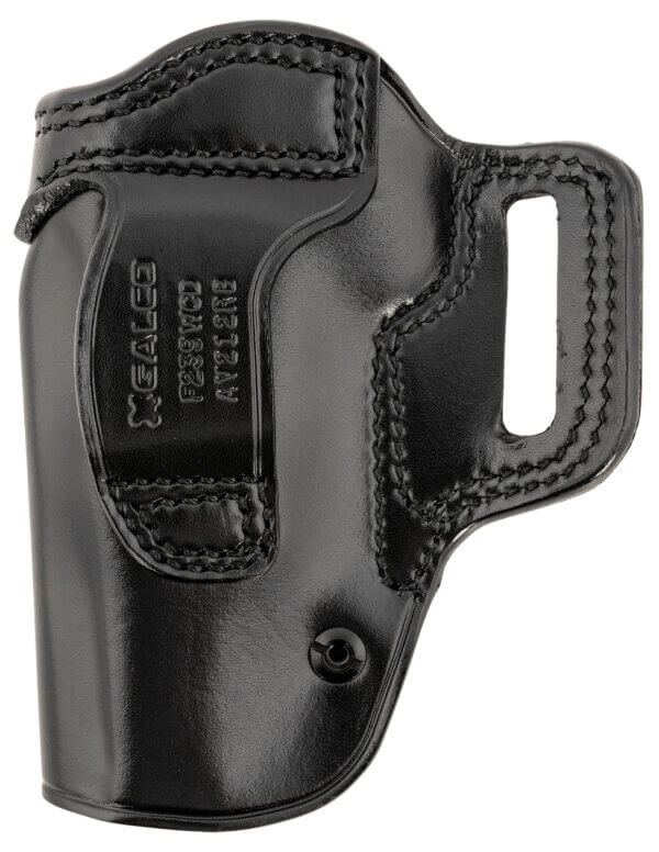 Galco AV212RB Avenger OWB Black Leather Fits 1911 5″ Belt Slide Right Hand