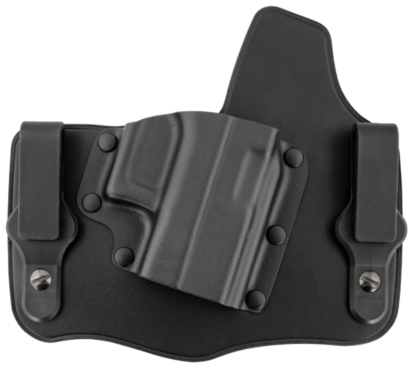 Galco KC800RB KingTuk Classic IWB Black Kydex/Leather Fits Glock 43/43x UniClip Right Hand