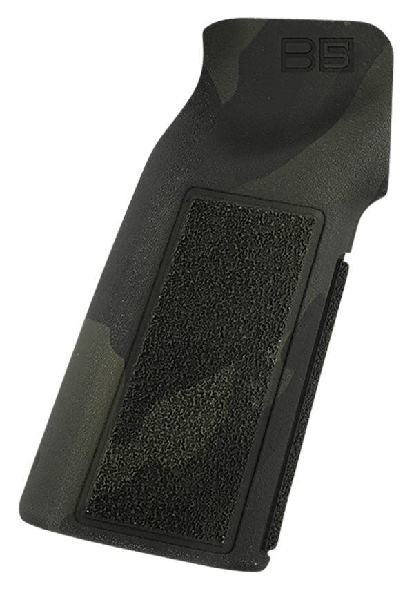 B5 Systems PGR1473 Type 22 P-Grip Black Multi-Cam Aggressive Textured Polymer Increased Vertical Grip Angle with No Backstrap Fits AR-Platform