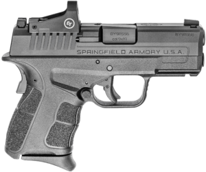 Springfield Armory XDSG9339BCTGU23 XD-S Mod.2 OSP Gear Up Package Compact 9mm Luger 9+1 7+1 3.30″ Black Melonite Hammer Forged Steel Barrel & Optic Ready/Serrated Slide  Black Polymer Frame w/Picatinny Rail w/Adaptive Textured Grip  Right Hand  Includes 5