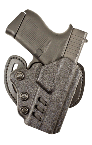 DeSantis Gunhide 042KAB2Z0 Facilitator OWB Black Kydex Belt Slide Fits Glock 17/17 Gen5/22/31/47 Right Hand