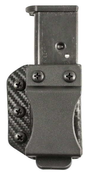 DeSantis Gunhide A100KJKKZ Persuader Mag Pouch  IWB/OWB Black Kydex Belt Clip Compatible w/ Sig P365  Kimber R7 Mako Ambidextrous