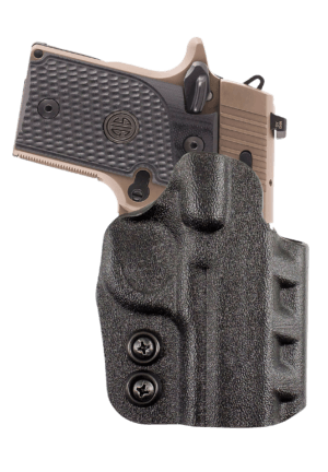 DeSantis Gunhide D94KAB6Z0 Cazzuto OWB Black Kydex Paddle Fits Glock 19/19 Gen 5/19X/23/32/45 Right Hand