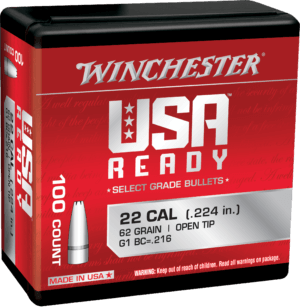 Winchester Ammo WBR22462 Centerfire Rifle 224 Valkyrie 62 gr Open Tip
