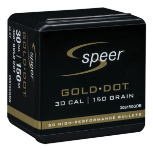 Speer 308150GDB Gold Dot 30 Cal .308 150 gr Soft Point (SP)