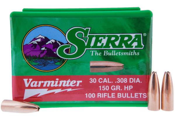 Sierra 2136 Varminter 308 Win 150 gr Hollow Point (HP) 100 Per Box