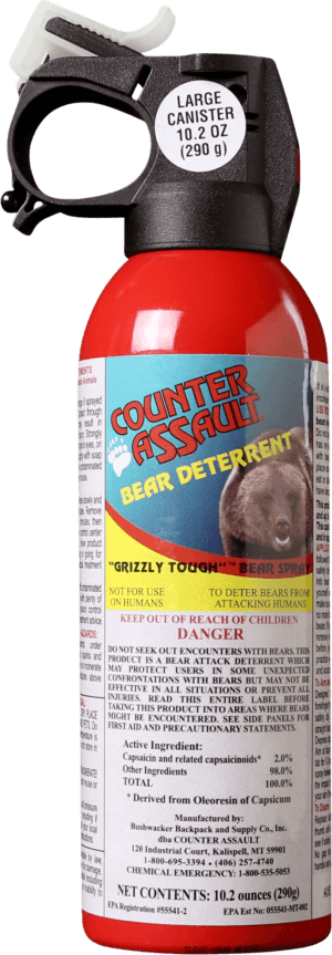 Counter Assault 15067034 Bear Spray  Capsaicin Range 32 ft-7 Seconds 10.20 oz