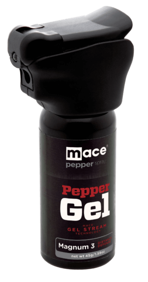Mace 80586 Pepper Gun 2.0 Pepper Spray OC Pepper UV Dye 7 bursts Range 20 ft Black/Orange Includes LED Light