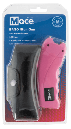 Mace 80814 Ergo Stun Gun with Holder Pink Rubber