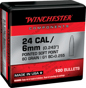 Winchester Ammo WB223PP64X Centerfire Rifle Reloading 223 Rem .224 64 gr Power-Point (PP)