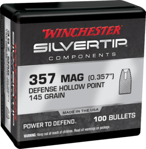 Winchester Ammo WB38HP125D Centerfire Handgun Reloading 38 Cal .357 125 gr Jacketed Hollow Point (JHP)