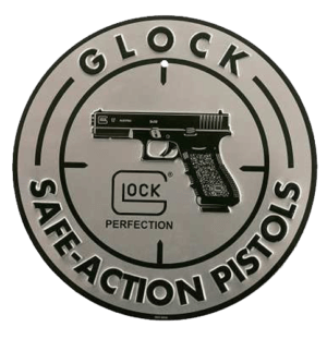 Glock AD00060 Safe Action  Silver/Black Aluminum 12″