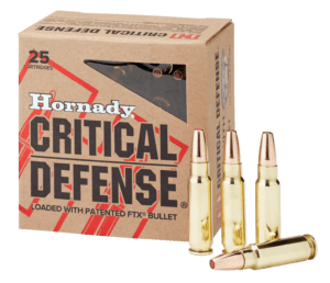 Hornady 90000 Critical Defense 5.7x28mm 40 gr Flex Tip eXpanding 25 Per Box 10 Cs