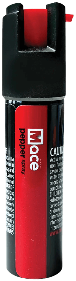 Mace 60010 Twist Lock Pepper Spray OC Pepper 15 Bursts Range 10 ft 0.75 oz Black
