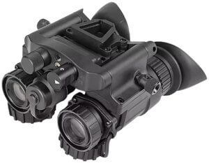 AGM Global Vision 14NV4123474111 NVG-40 3APW Night Vision Binocular Black 1x 27mm  Gen 3 Auto-Gated Level 1  White Filter