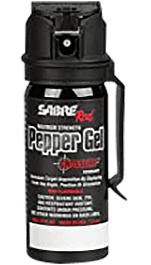 Sabre F15BUSG02NY Flip Top Pepper Gel OC Pepper 25 Bursts Range 10 ft .53 oz Black